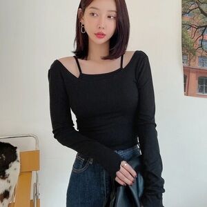 Elegant Black Women's Top